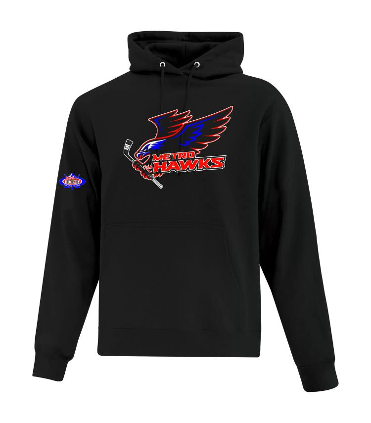 Adult Metro Hawk Hooded Sweatshirt