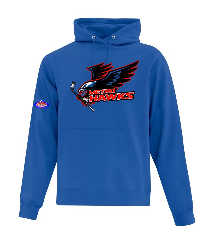 Adult Metro Hawk Hooded Sweatshirt