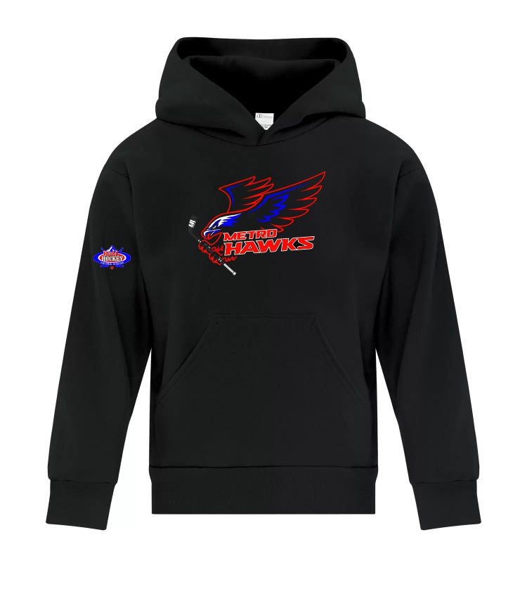 Youth Metro Hawk Hooded Sweatshirt