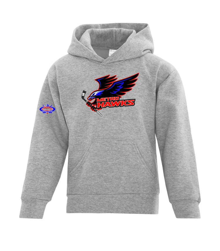 Youth Metro Hawk Hooded Sweatshirt