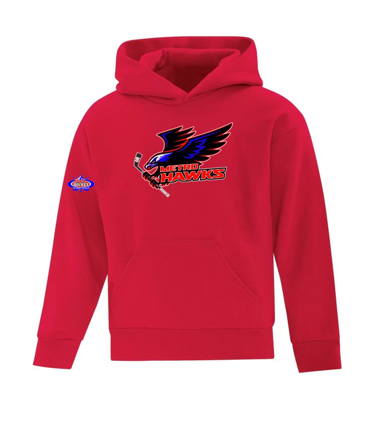 Youth Metro Hawk Hooded Sweatshirt